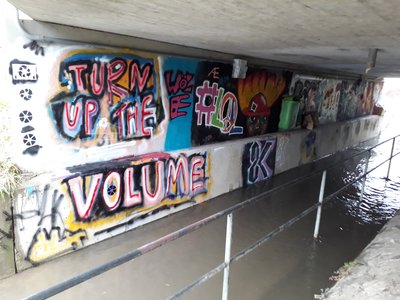 Unterführung als Kunstobjekt