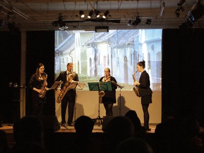 Zum Schluss auf die Bühne!